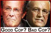 Donald Rumsfeld and Dick Cheney